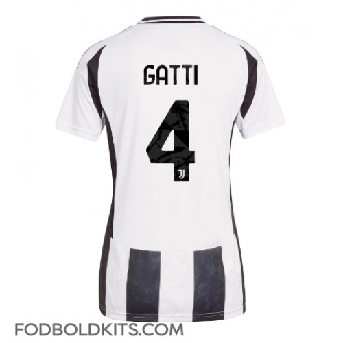 Juventus Federico Gatti #4 Hjemmebanetrøje Dame 2024-25 Kortærmet